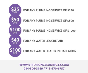 911 Drain Cleaning TX